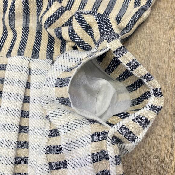 Ace & Jig Women's Paz Dress Chester Brown Sz XS Short Sleeve Fall Neutral Preppy - Picture 6 of 9